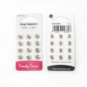 Snap Fastener 12 x 9mm - Nickel