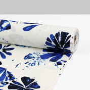 Segment Flower Print Cotton - Ink