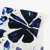 Segment Flower Print Cotton - Ink