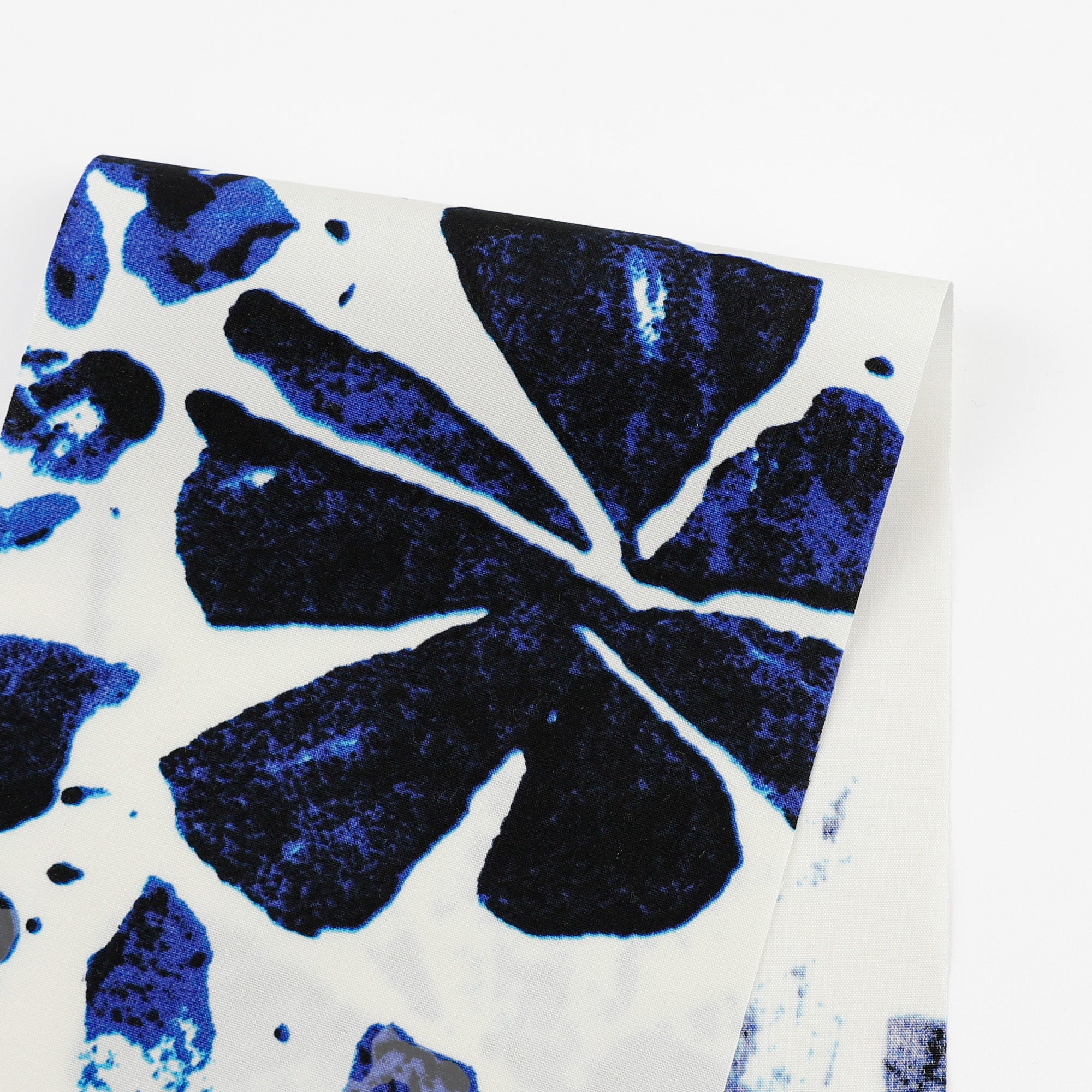 Segment Flower Print Cotton - Ink