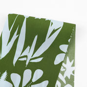 Mountain Tropics Cotton Poplin - Caper / Ice