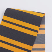 Awning Stripe Cotton / Poly - Orange / Grey