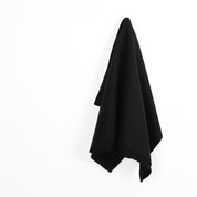 Virgin Wool / Poly Melton Coating - Black