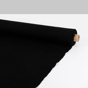 Stretch Viscose / Nylon 6x4 Rib - Black