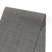 Mini Houndstooth Wool Suiting - Black / White