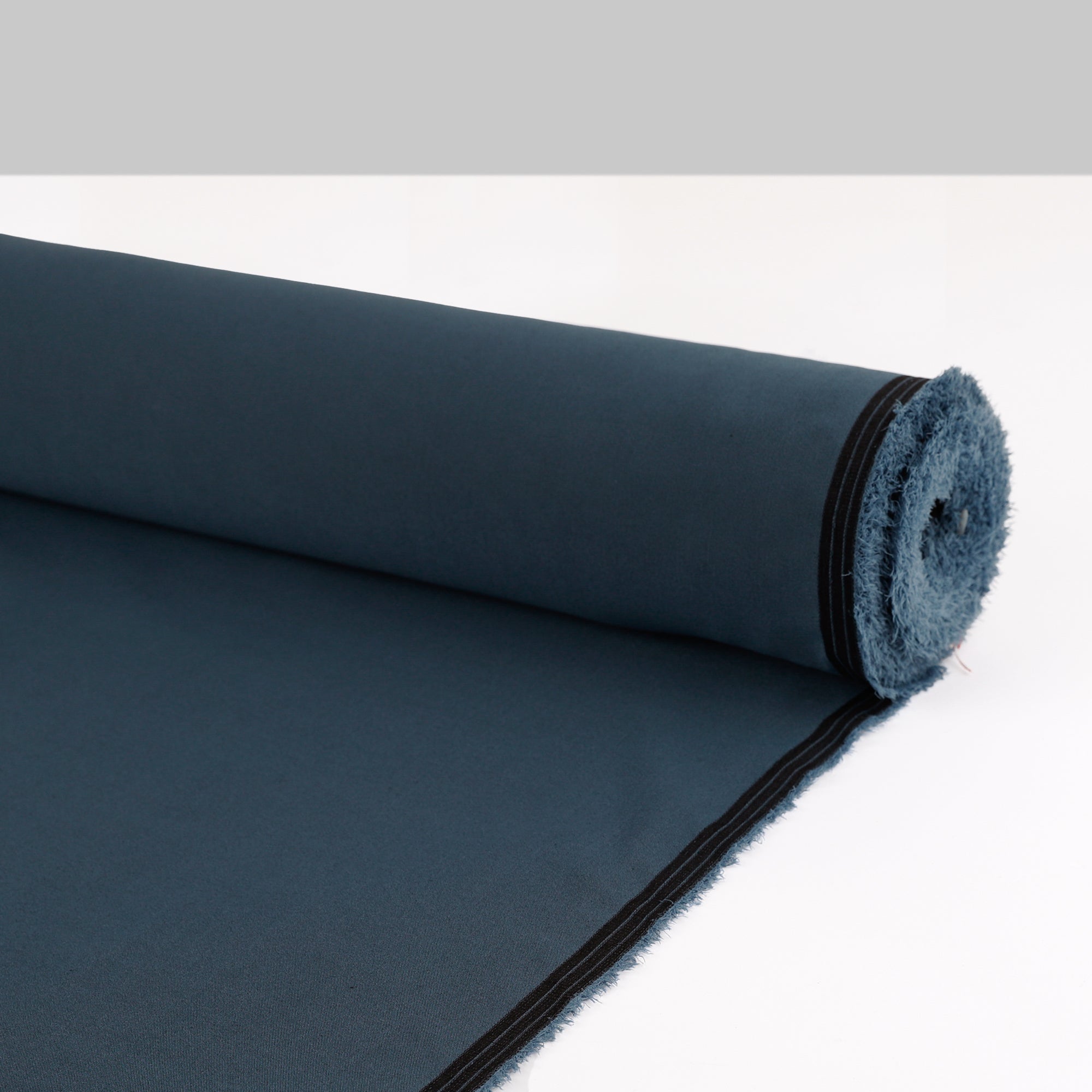 Reversible Stretch Cotton Nylon - Blue / Black