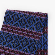 Diamond Stripe Jacquard - Violet