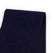 Midweight Recycled Poly Seersucker - Navy