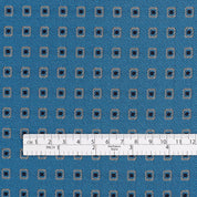 Square Twill Jacquard - True Blue
