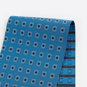 Square Twill Jacquard - True Blue