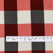Buffalo Check Rayon - Red