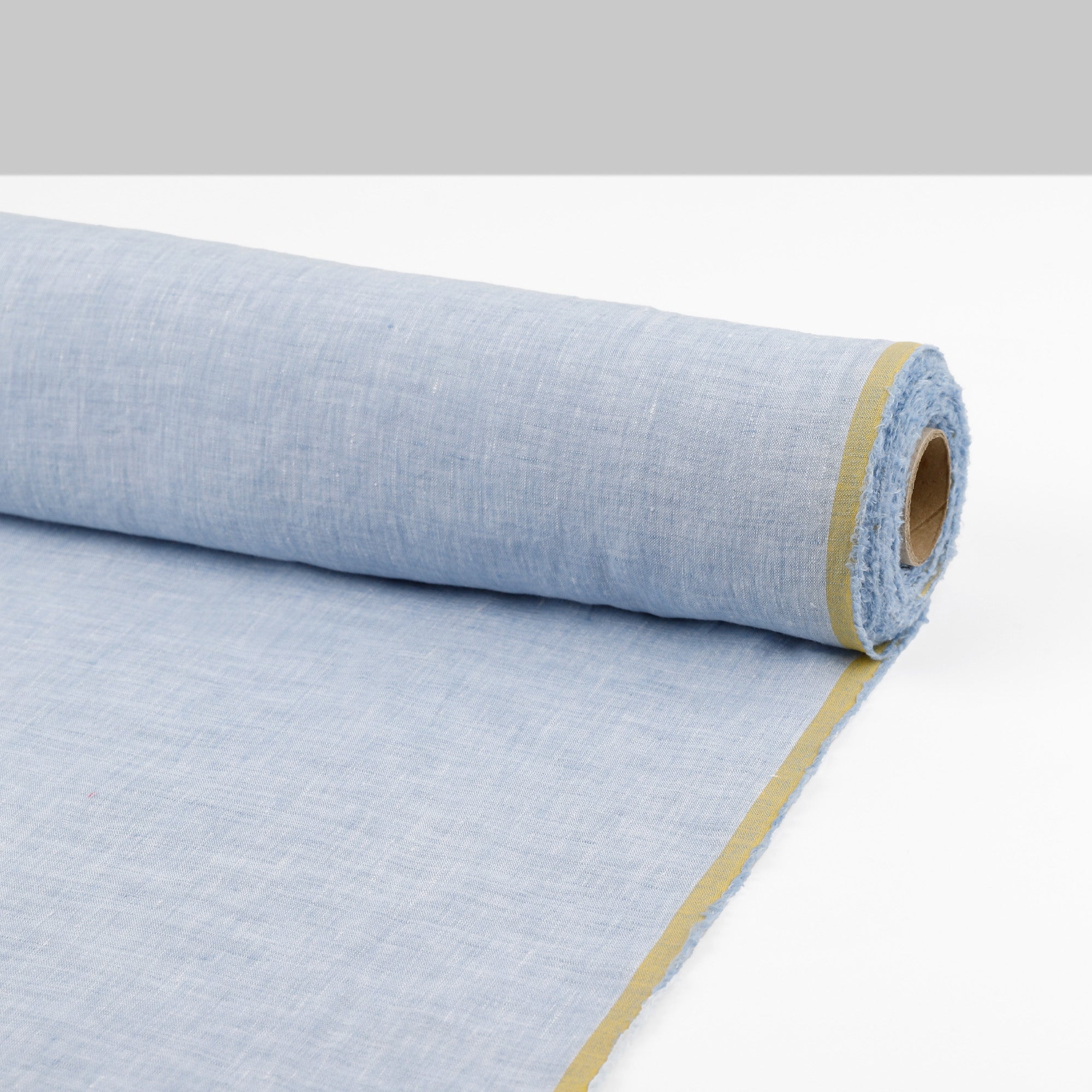 Tumbled Chambray Linen - Sky