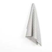 Chevron Midweight Linen / Cotton - Grey