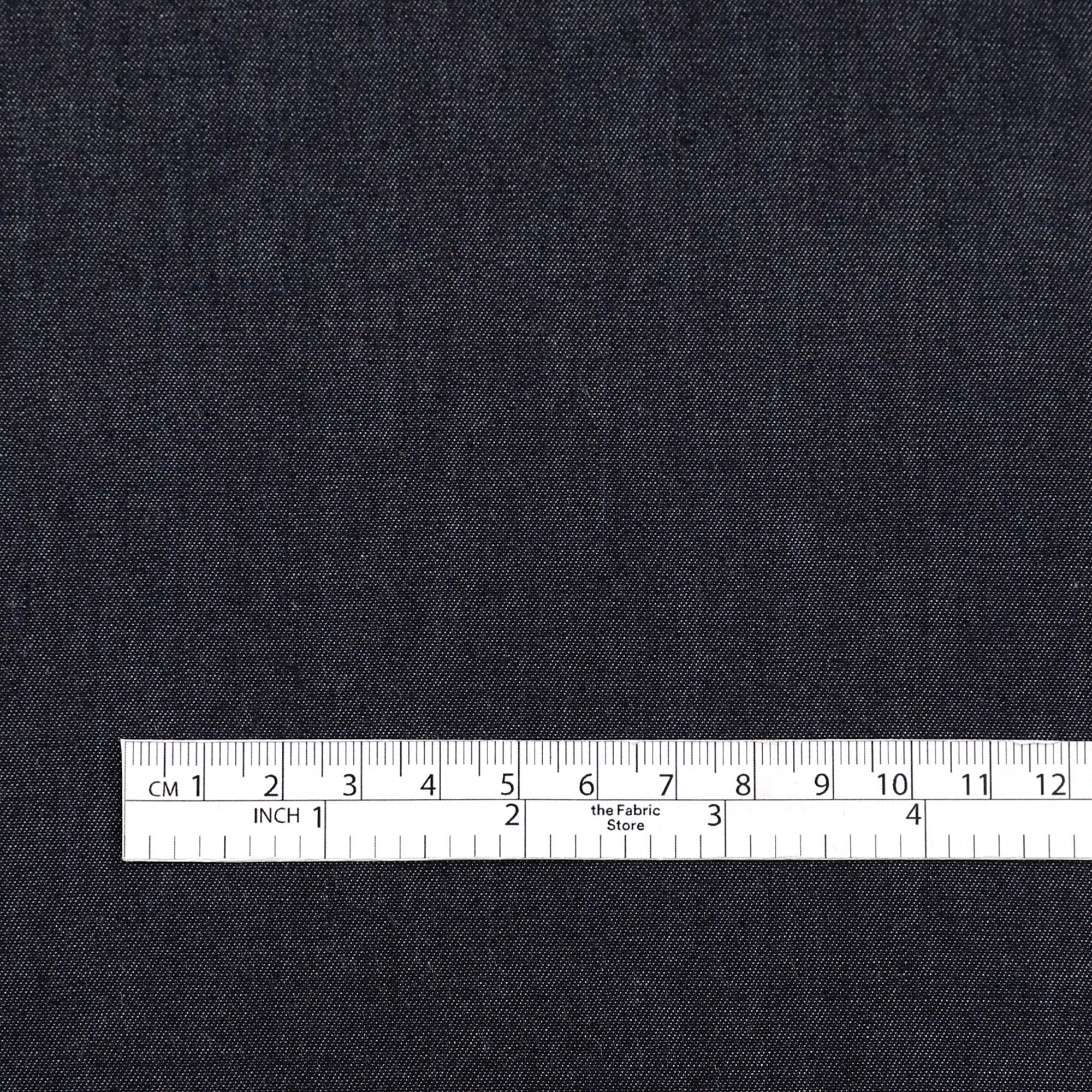 Crisp Cotton Chambray - Dark Indigo