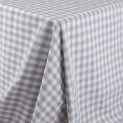Gingham Cotton Shirting - Grey