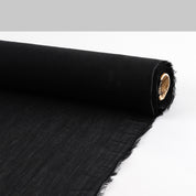 Crinkle Cotton Muslin - Black