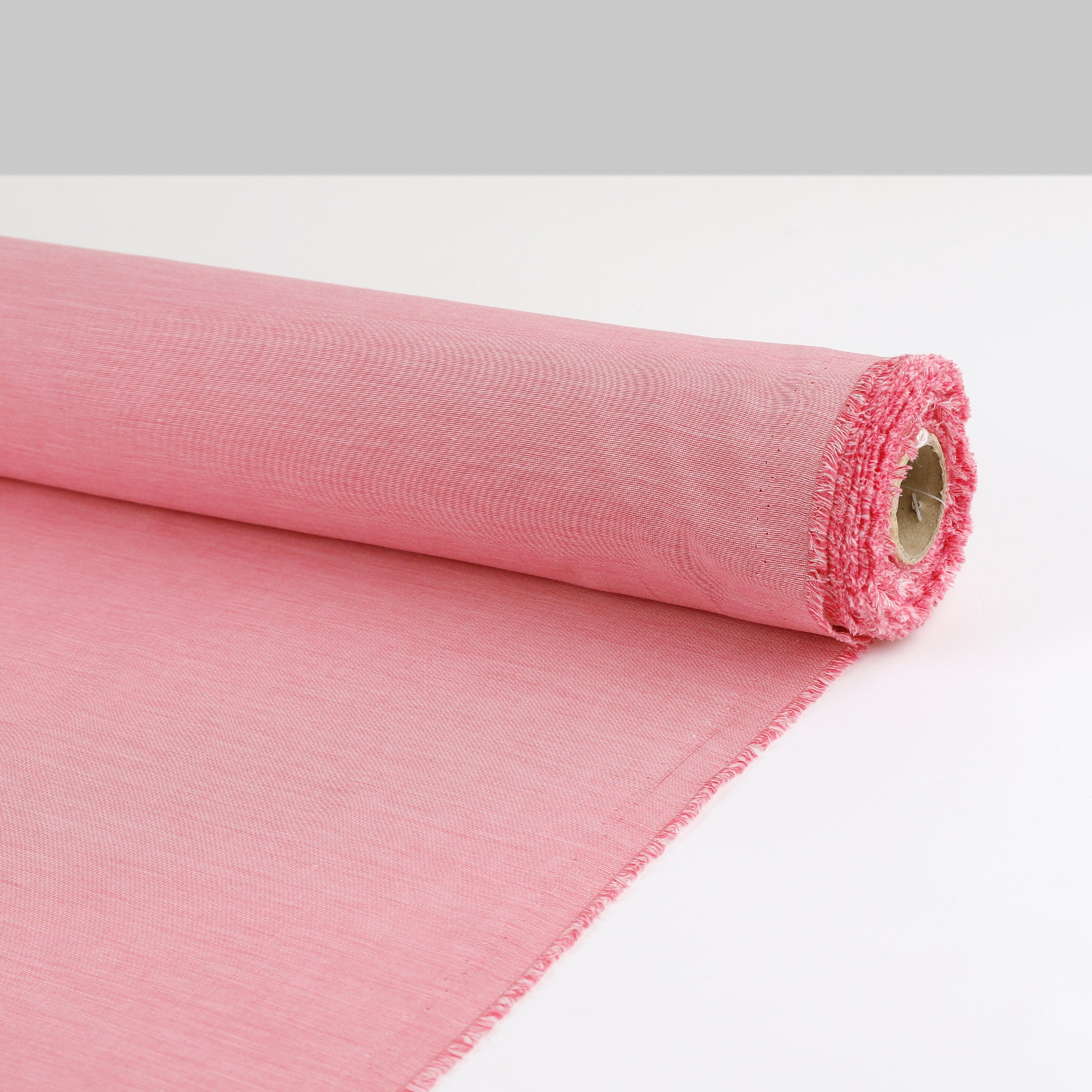 End-On-End Cotton Shirting - Lipstick