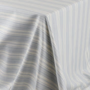 Barcode Stripe Stretch Cotton Twill - Mist
