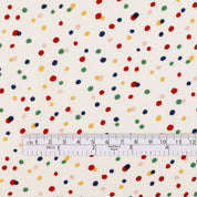 Fairy Bread Viscose / Rayon Crepe - Ivory