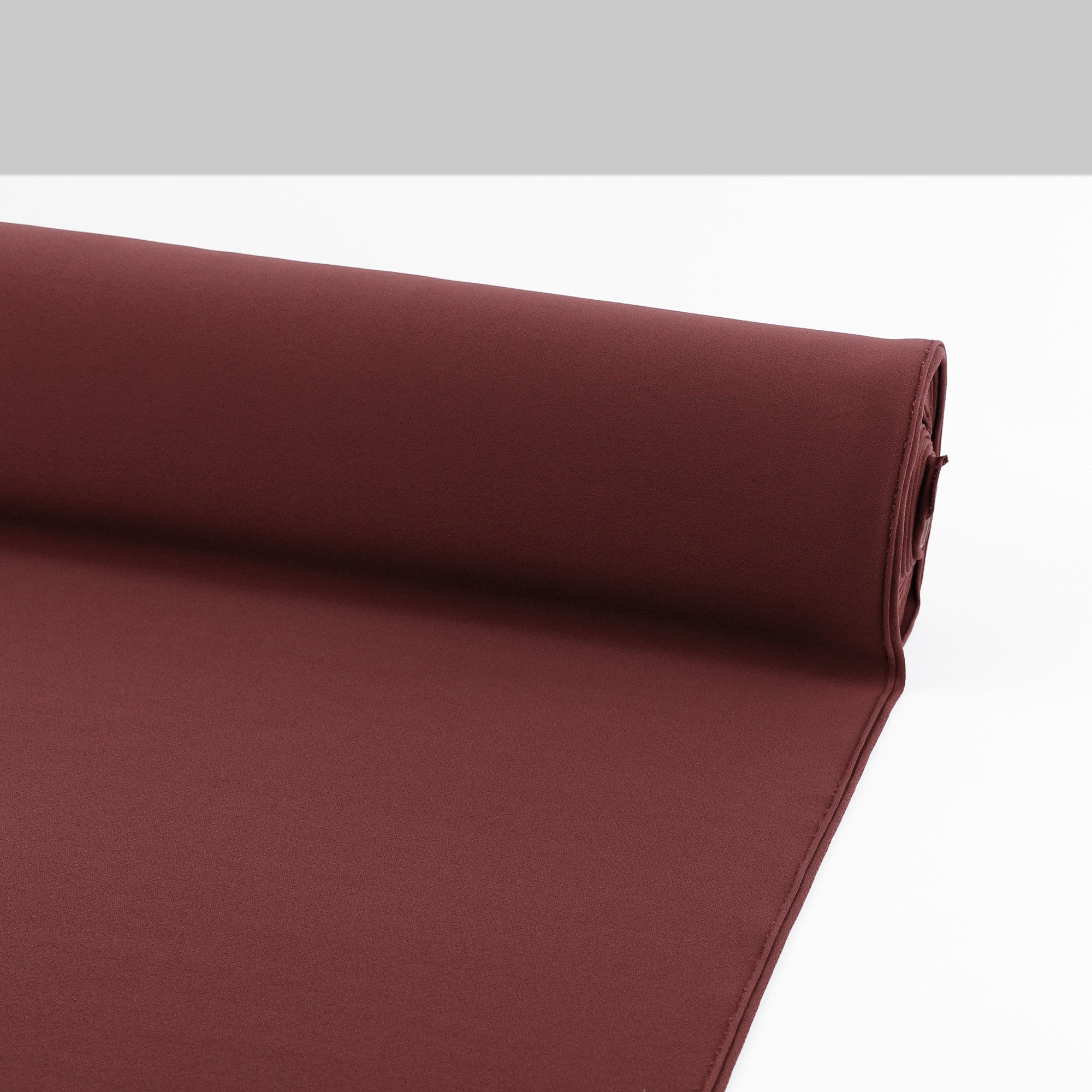 Double Faced Stretch Crepe Knit - Plum