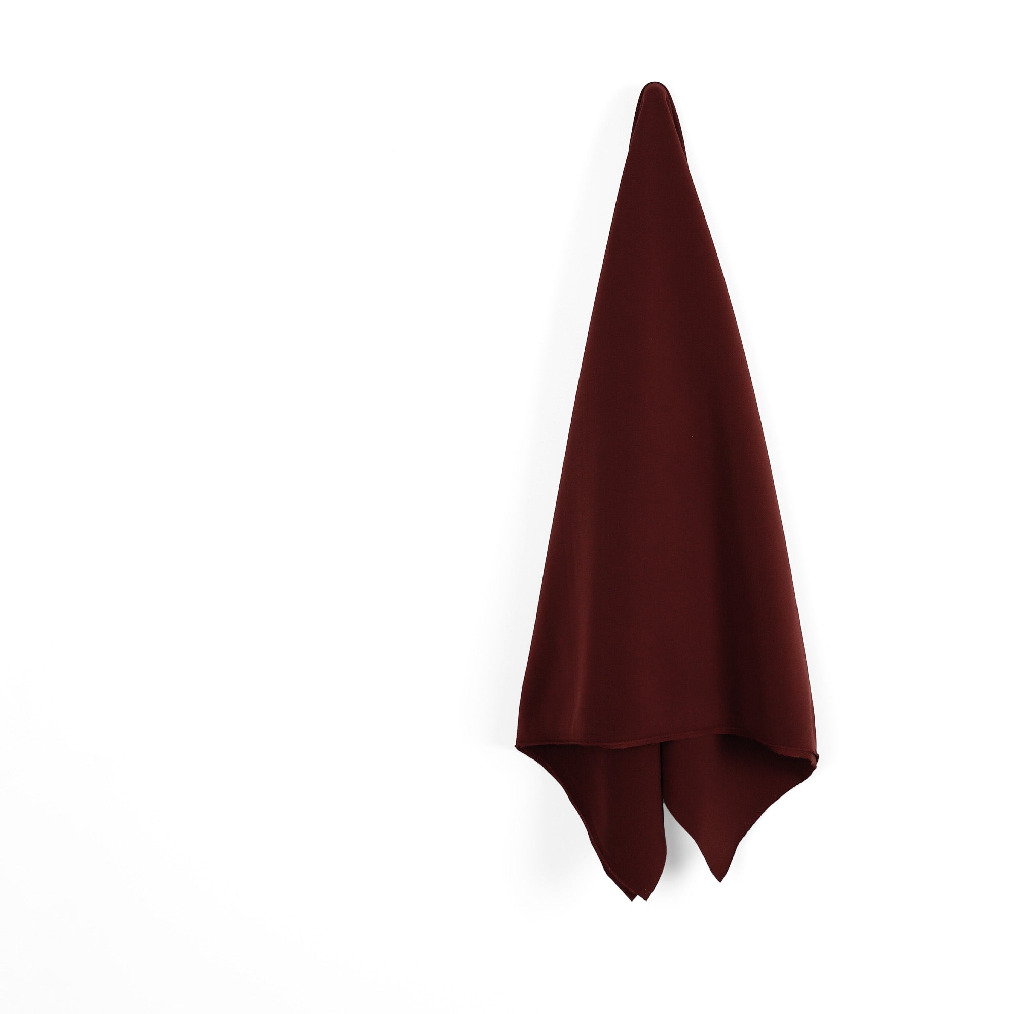 Double Faced Stretch Crepe Knit - Burgundy