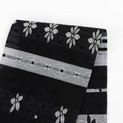 Cute Clematis Stripe Jacquard - Black
