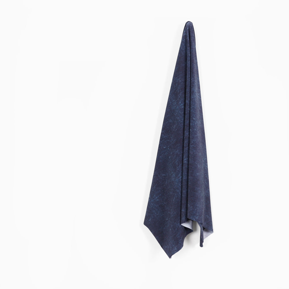 Denim Velour Swim Jersey - Indigo