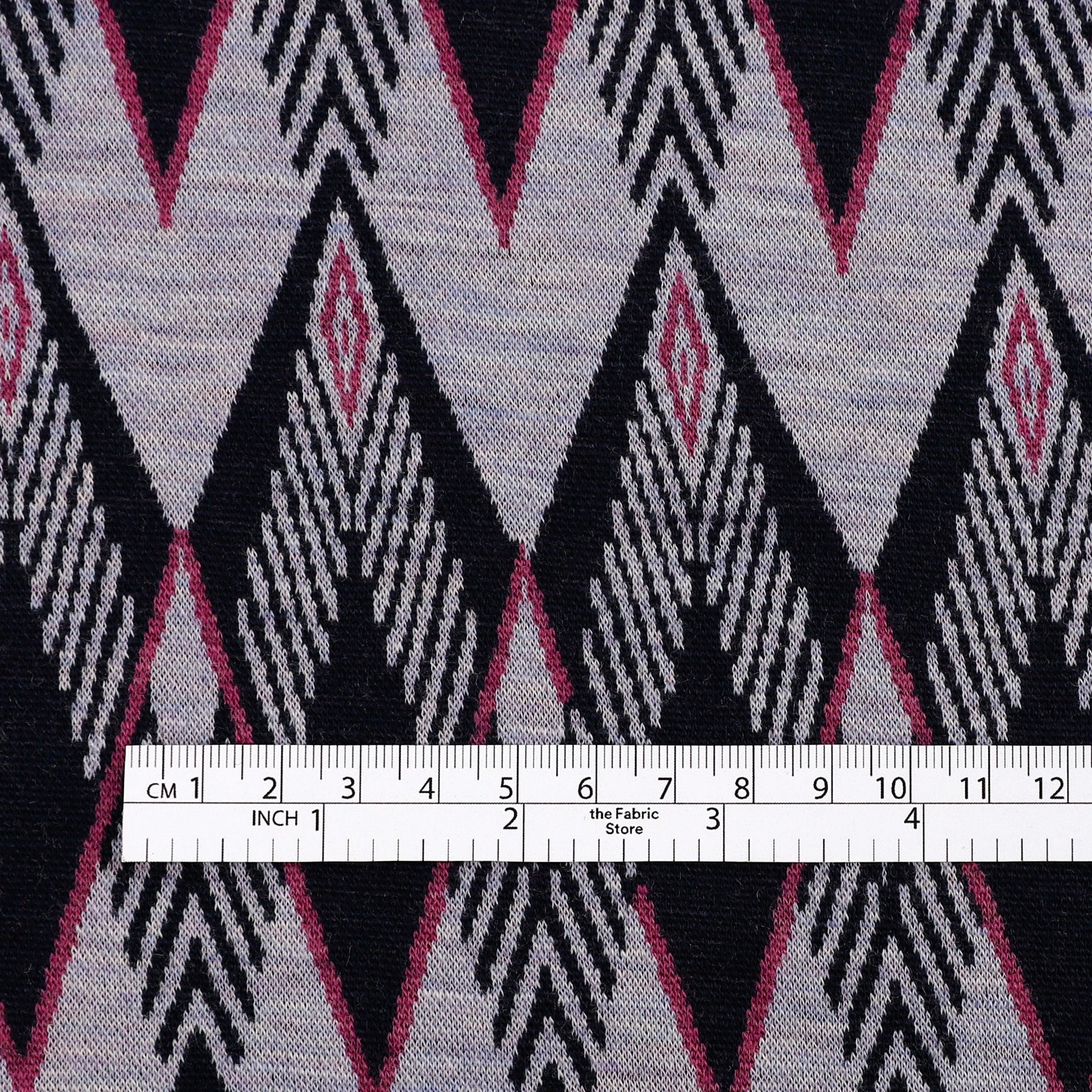 Deco Diamonds Merino Jacquard - Wisteria