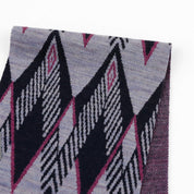 Deco Diamonds Merino Jacquard - Wisteria