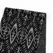 Snowflake Diamonds Merino Jacquard - Grey