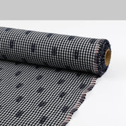 Bat Gingham Cotton - Black