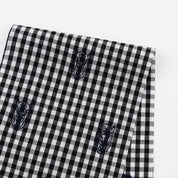 Bat Gingham Cotton - Black