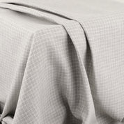 Reversible Grid Cotton Flannel - Polar