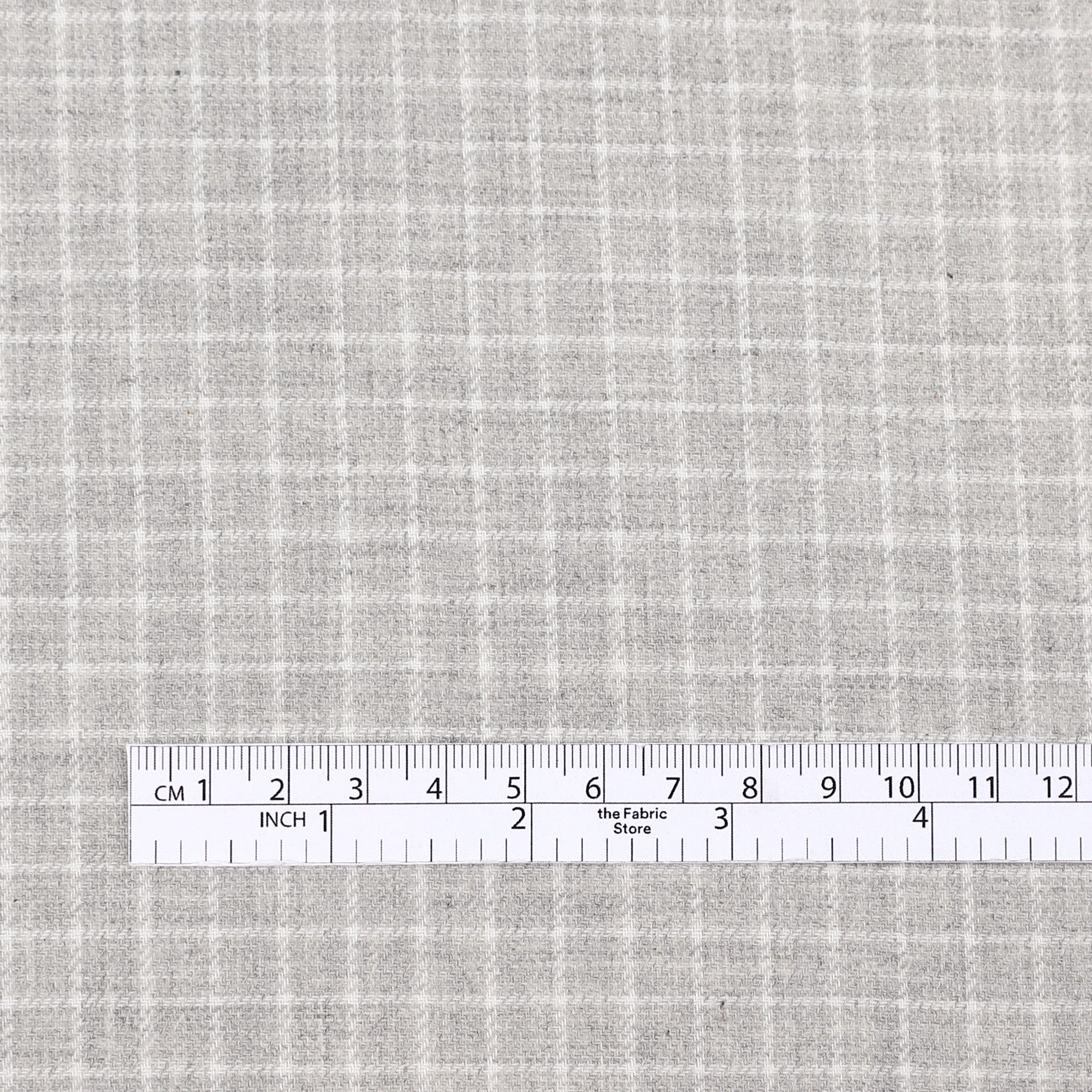 Reversible Grid Cotton Flannel - Polar