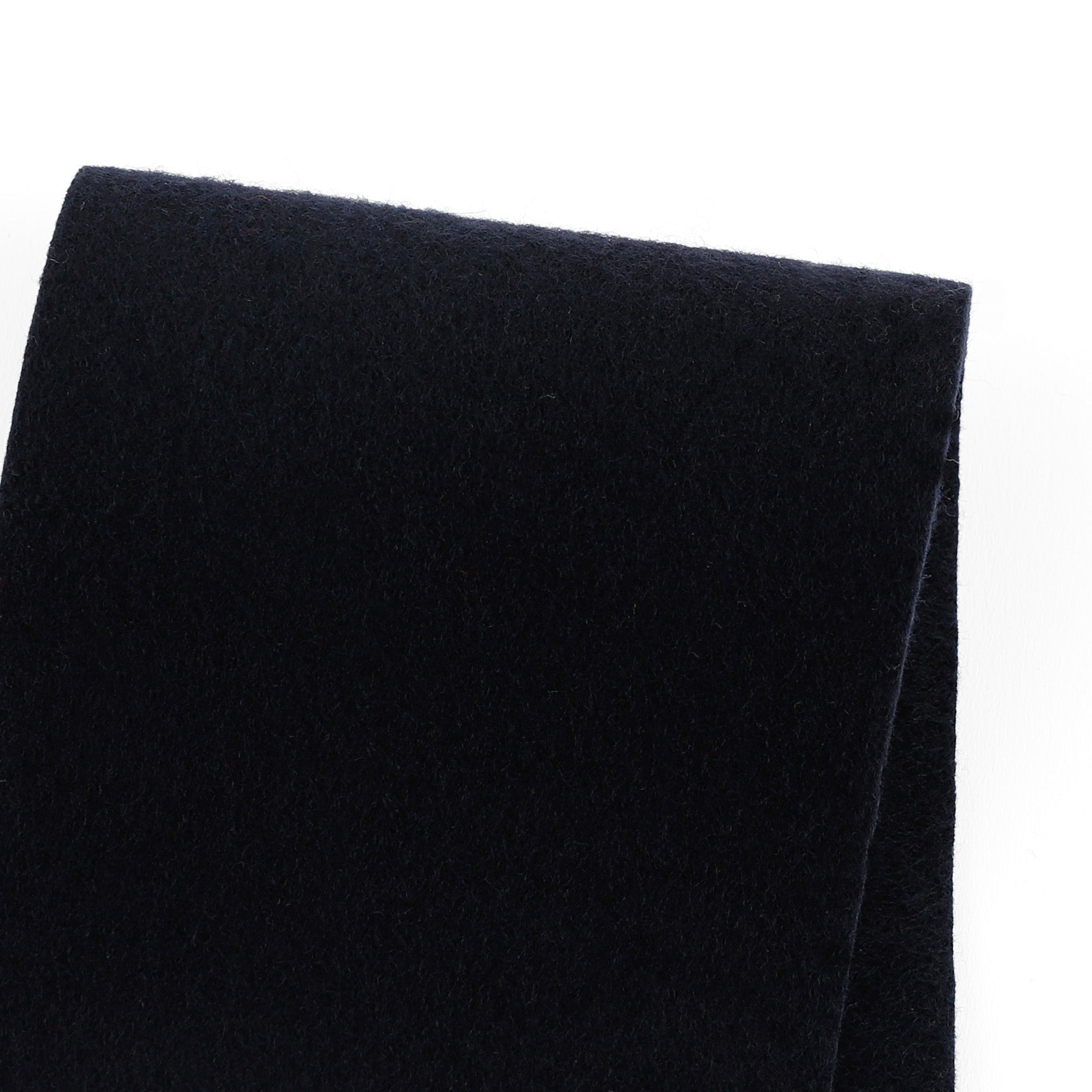 Felted Wool Coating - Dark Navy