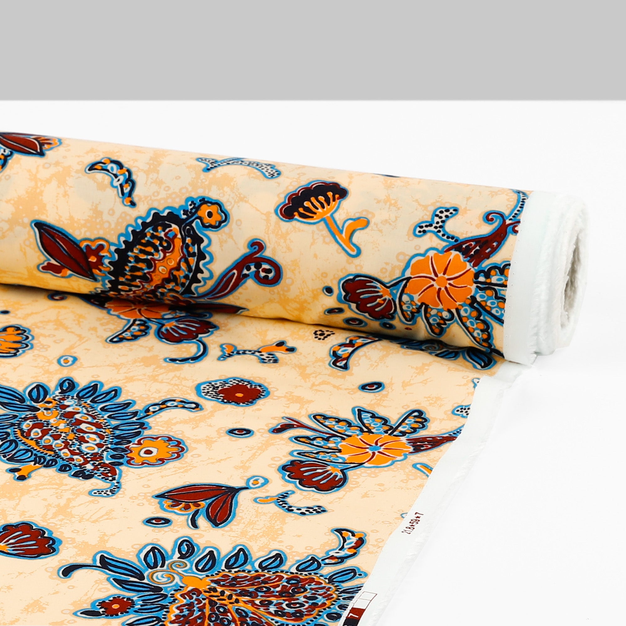 Dotted Butterflies Cotton Poplin - Capri