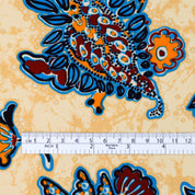 Dotted Butterflies Cotton Poplin - Capri