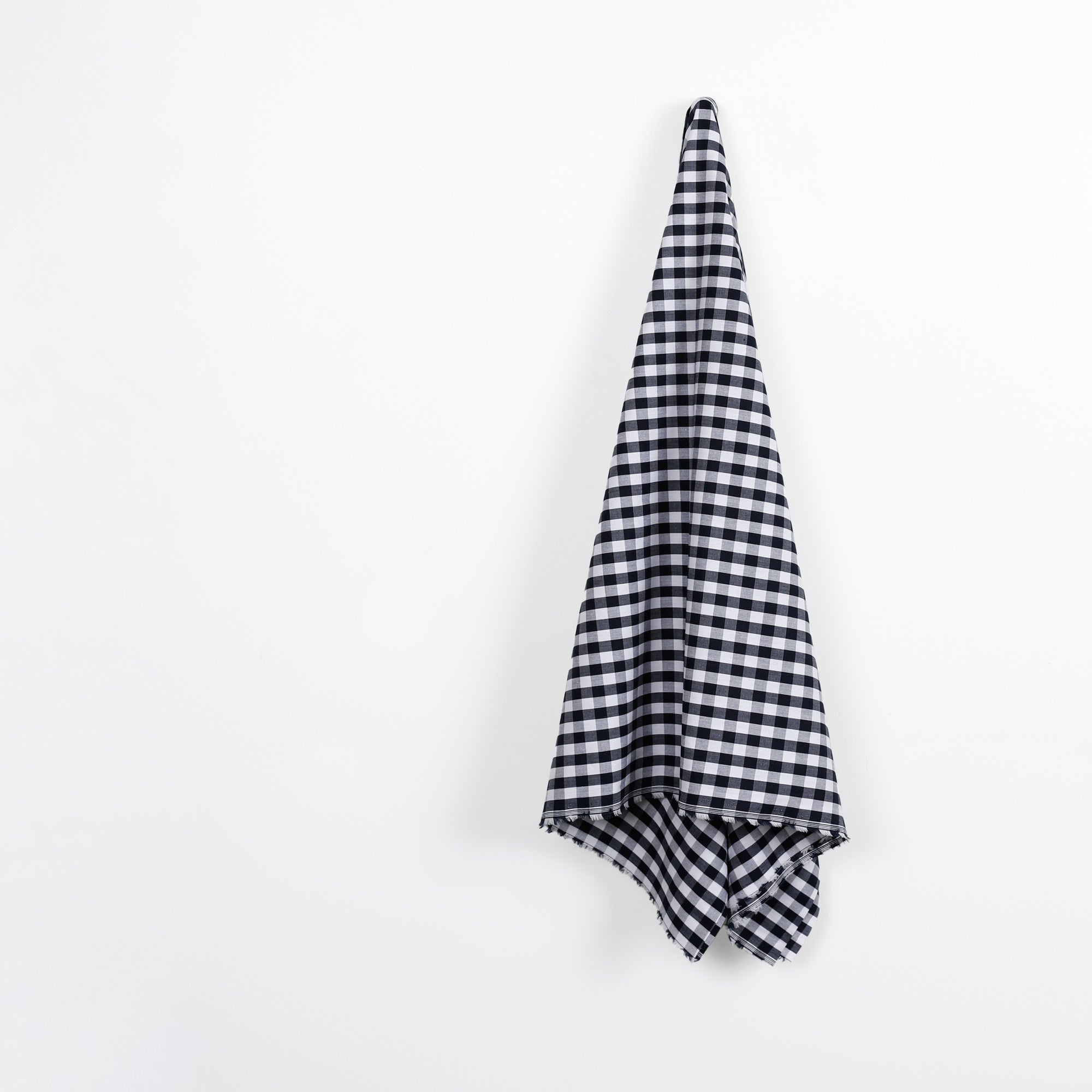 Lightweight Cotton Gingham - Dark Navy