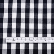 Lightweight Cotton Gingham - Dark Navy