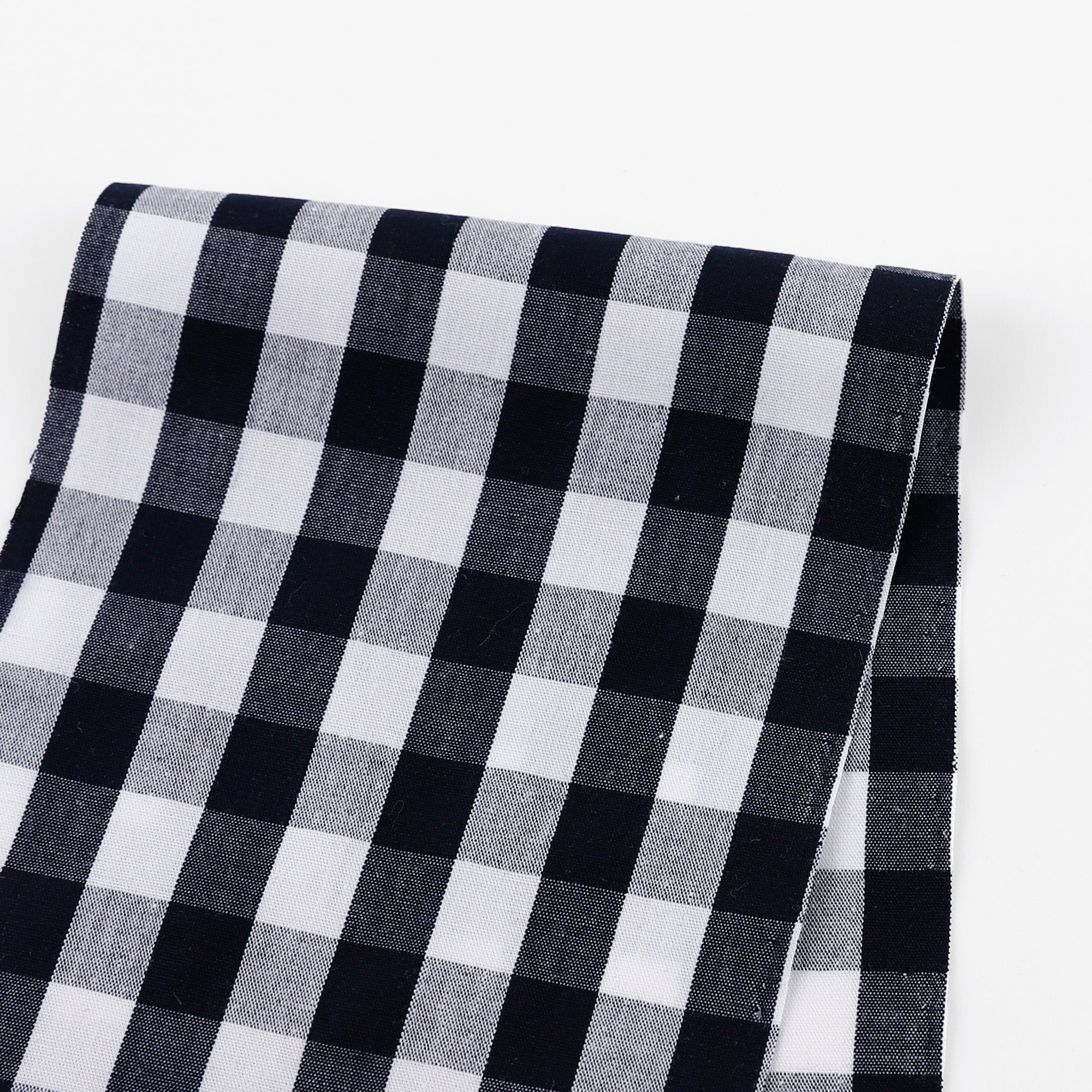 Lightweight Cotton Gingham - Dark Navy