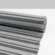 Pure Merino Jersey Stripe - Grey