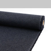 Wool Blend Tweed Coating - Night Sky