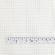 Sheer Check Silk - Warm Ivory