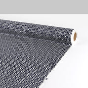 Semicircle Spot Cotton - Navy / White