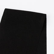 Midweight Silk / Viscose Sateen Crepe - Black