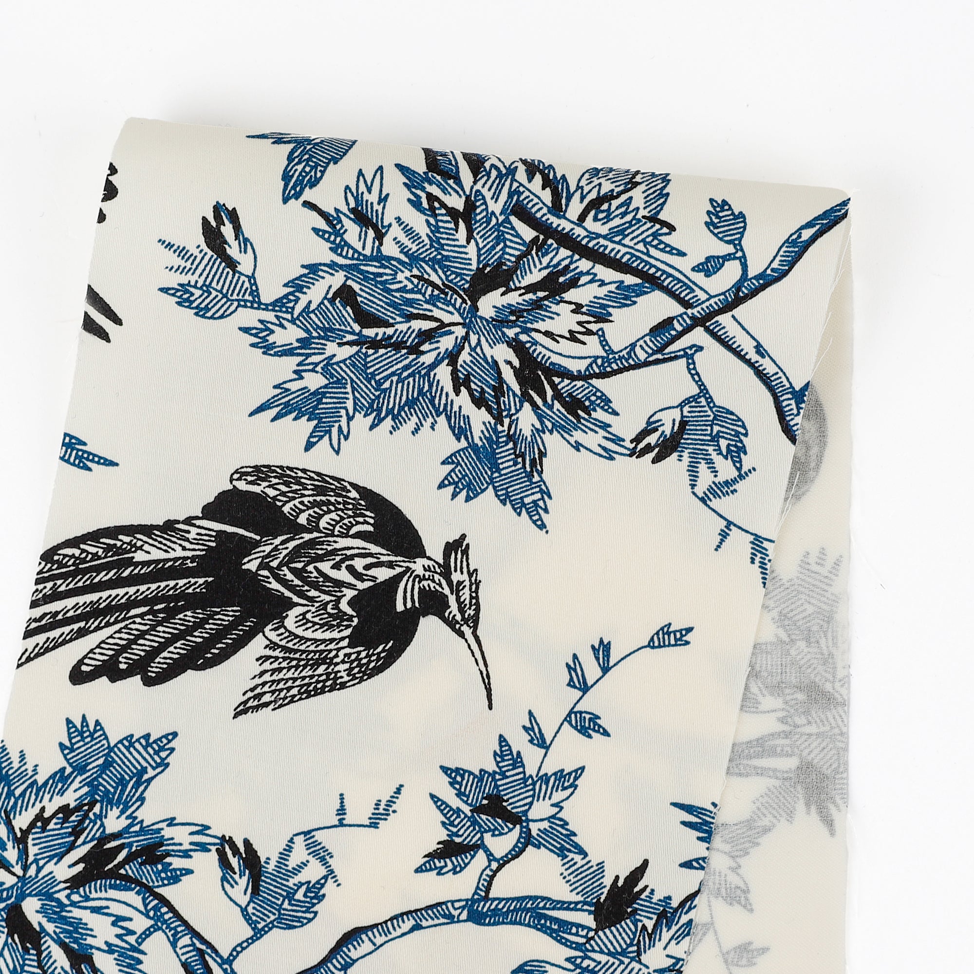 Hummingbird Cotton Sateen - Cream