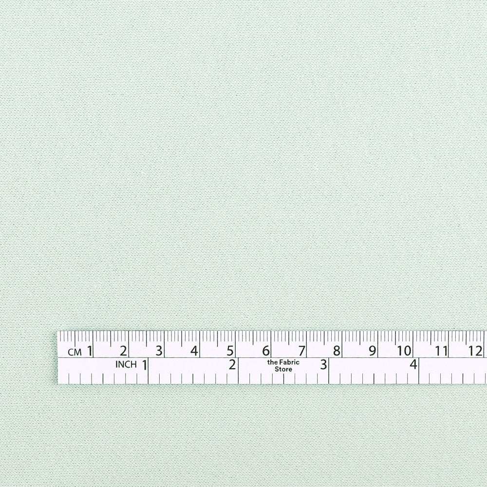 Loopback Cotton Sweatshirting - Mint Ice