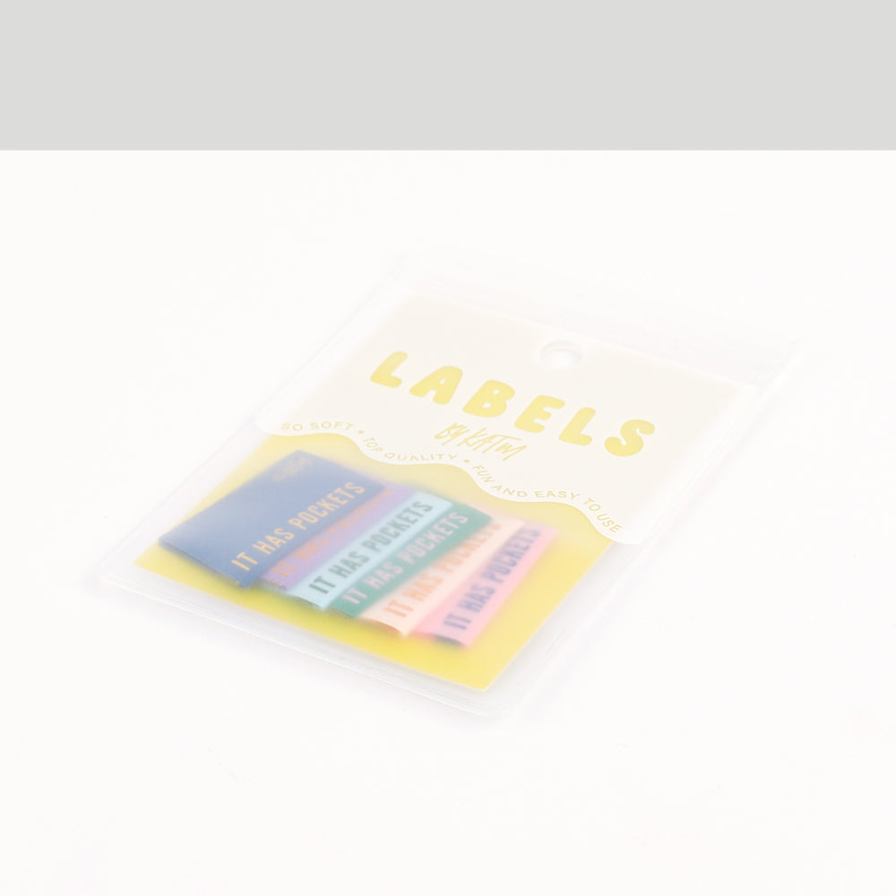 KATM Woven Labels - It Has Pockets
