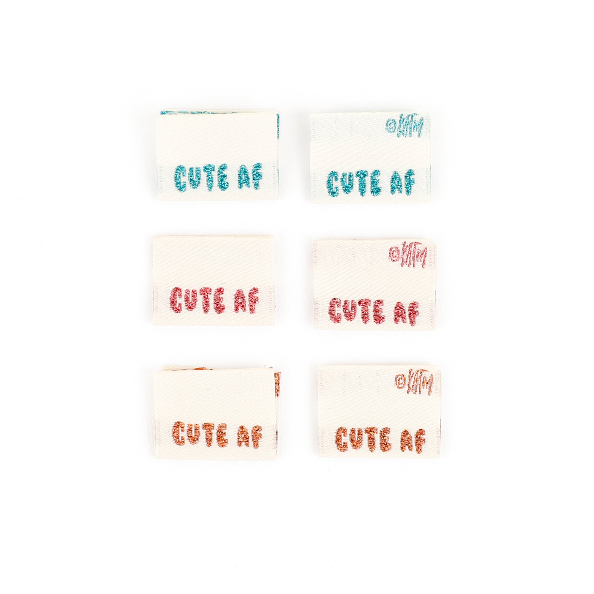 KATM Woven Labels - Cute AF