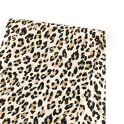 Leopard Print Cotton Shirting - Natural